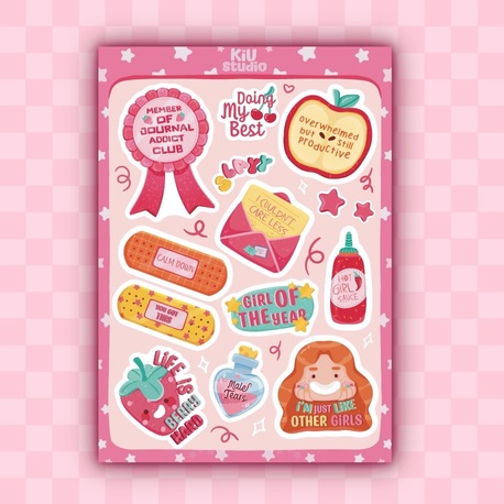 A6 That Girl Sticker