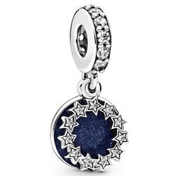 Lacivert yıldızlı charm
