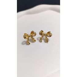 Gold renk Fiyonk küpe