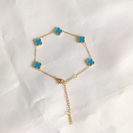 Van Cleef Mavi- Gold Bileklik