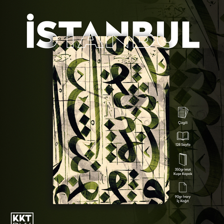 İstanbul Defter (Amerikan Cilt Çizgili/ Soft Touch)
