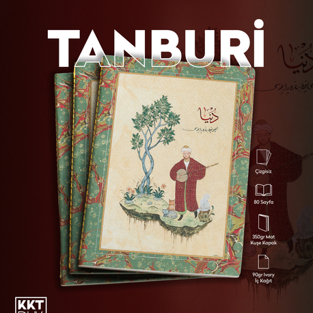 Tanburi Defter (Dikişli Cilt Çizgisiz/ Soft Touch)