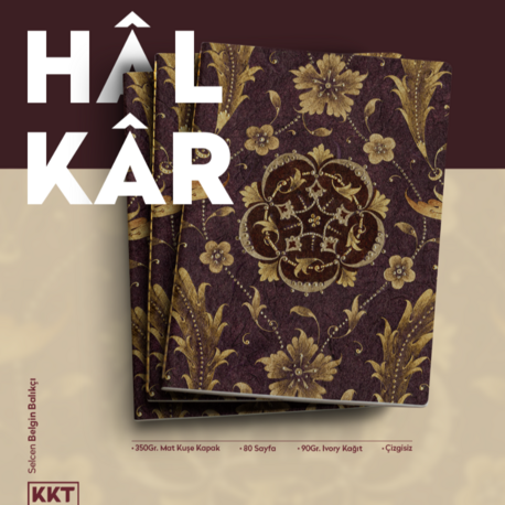 Hâlkâr Defter (Çizgisiz / Dikişli Cilt)