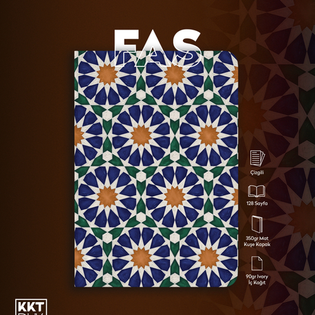 Fas Defter (Amerikan Cilt Çizgili/ Soft Touch)
