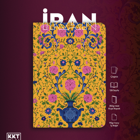 İran Defter (Amerikan Cilt Çizgisiz/ Soft Touch)