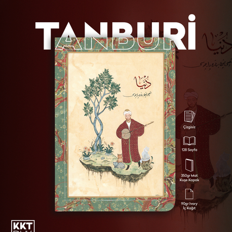 Tanburi Defter (Amerikan Cilt Çizgili/ Soft Touch)