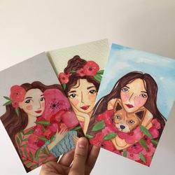 3'lü Kartpostal Seti