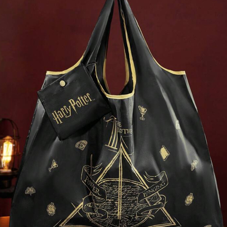  X SHEGLAM Harry Potter Badge Printed Bez Çanta