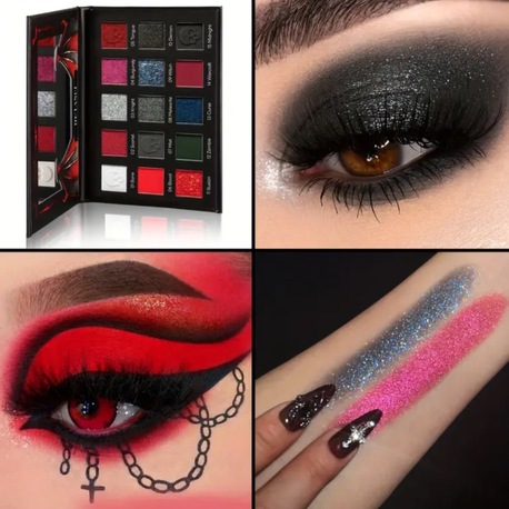15 Renk Gothic Smoky Eyes Far Paleti