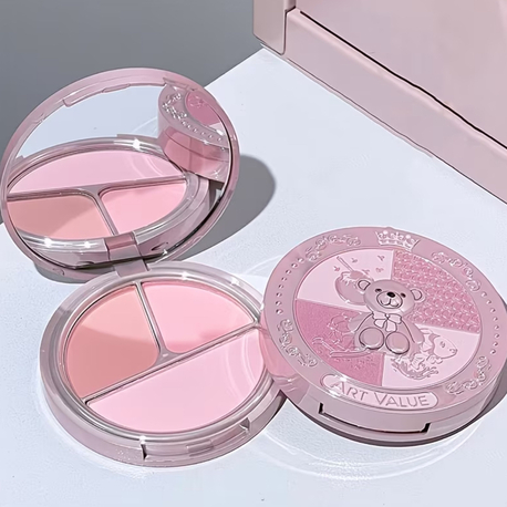 BEAR KNİGHT 3-in-1 Palet - 1#Pembe