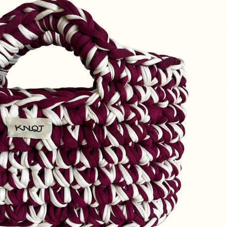 Agora Handbag Dark Cherry/Cream
