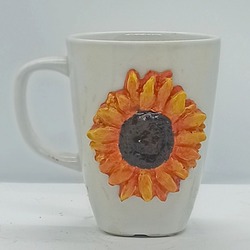 Ayçiçeği (ortası kahverengi) Kupa