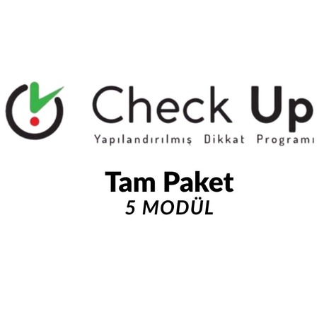 Check Up: 7-17 Yaş Yapılandırılmış Dikkat ve Gelişim Programı(50 görüşme)