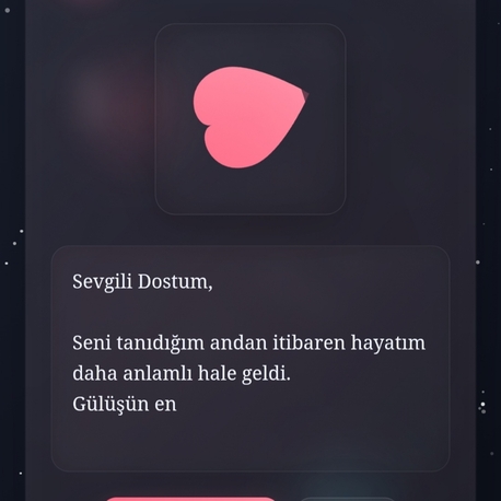 Dost Mesaj Kartı