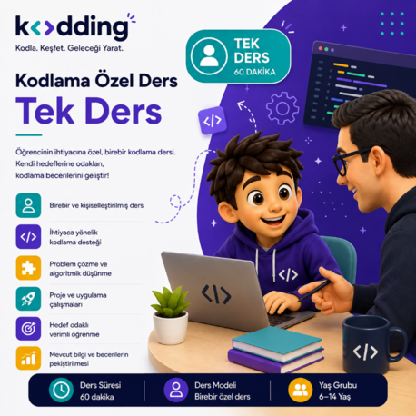 Kodlama Özel Ders – Tek Ders