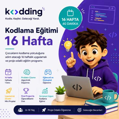 Kodlama Eğitimi – 16 Haftalık Program