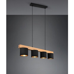 4’lü  black model avize 