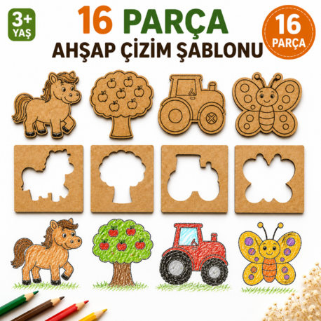 KogitoKids Çiftlikte Bir Gün (16 Parça)
