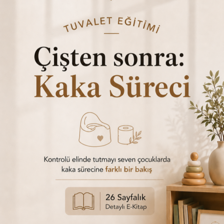 Tuvalet Eğitimi: Çişten Sonra; Kaka Süreci.
