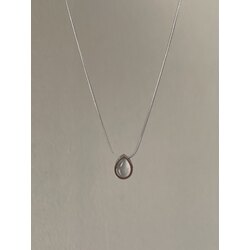 Minimal damla kolye | çelik