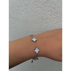 Vc silver beyaz bileklik | çelik