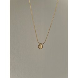minimal damla kolye | çelik