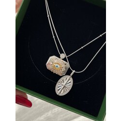 Silver kutup yıldızı kolye | çelik