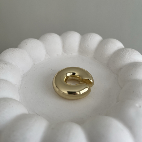 Bombeli Kıkırdak Küpe (Ear Cuff) | 14k