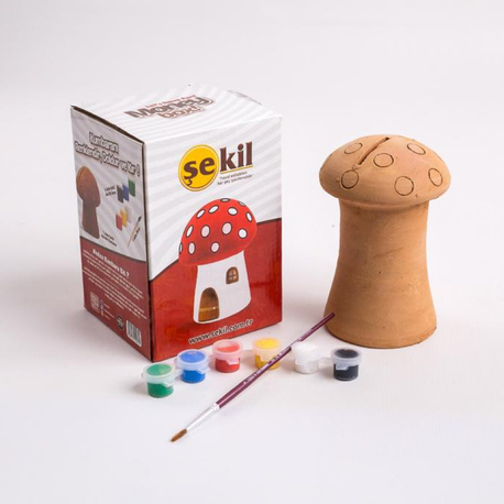 Şekil mantar kumbara 