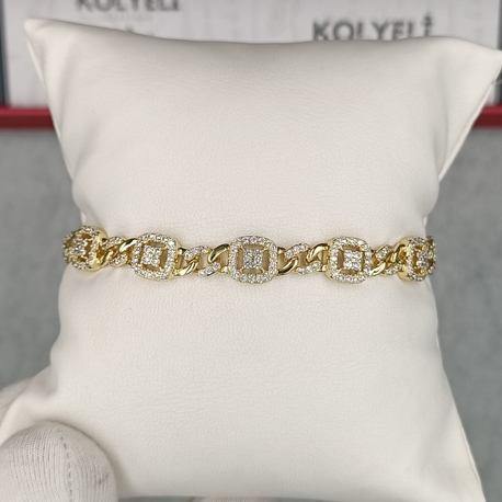 TAŞLI BİLEZİK (17+2 CM)