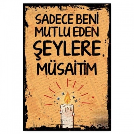 30x20cm AHŞAP POSTER