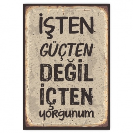 30x20cm AHŞAP POSTER