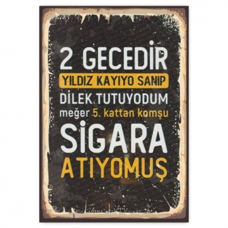 30x20cm AHŞAP POSTER