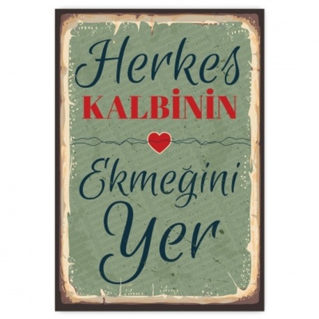 30x20cm AHŞAP POSTER