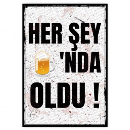 30x20cm AHŞAP POSTER
