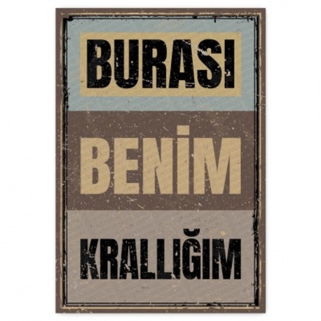 30x20cm AHŞAP POSTER