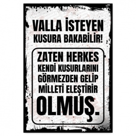 30x20cm AHŞAP POSTER