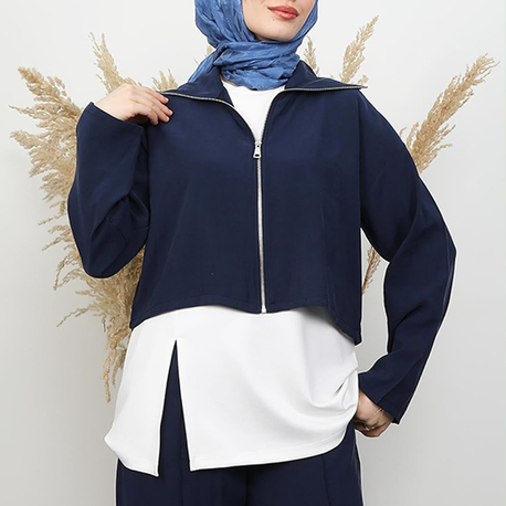 LACİVERT MODAL ÜÇLÜ TAKIM