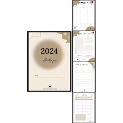 2024 Planlayıcı  / 12 Ay , Hafta, Günlük, Yapılacaklar