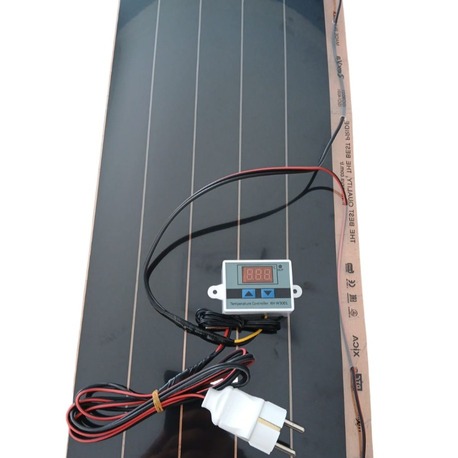 Rexva 25x60 Karbon Isıtıcı Film Dijital Termostatlı Hazır Set