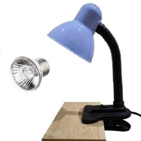 Mandallı Lamba Tutacağı sürüngen Isı lambası 25 W Lamba Dahil