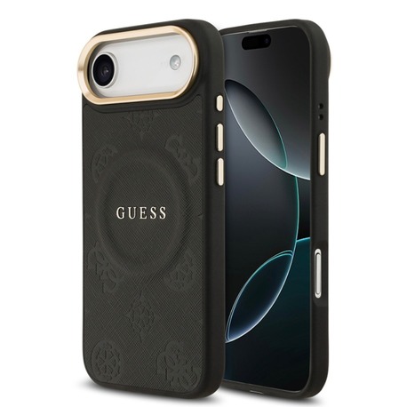 Apple iPhone 17 Air Kılıf Guess Orjinal Lisanslı  Sıcak Baskılı Yazı Logolu PU 