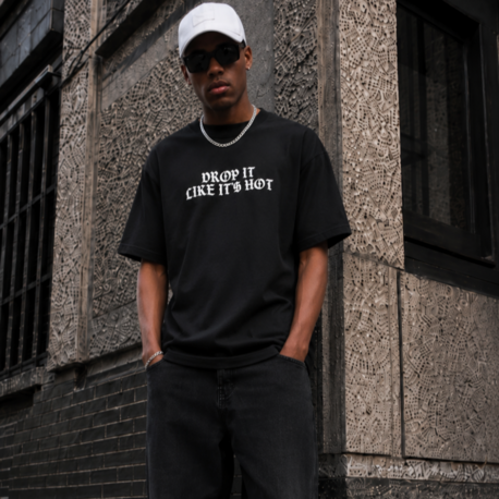 KORYN Rap Icon Siyah Oversize T-Shirt