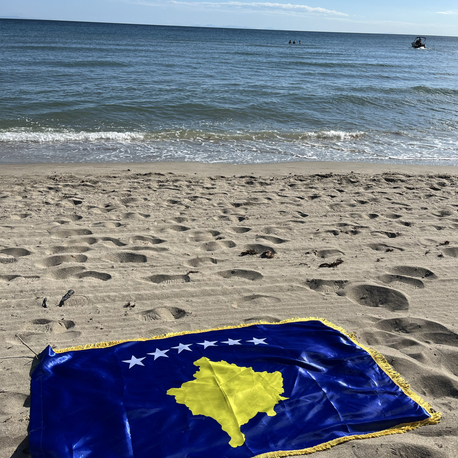 Püsküllü Kosova Bayrağı 
