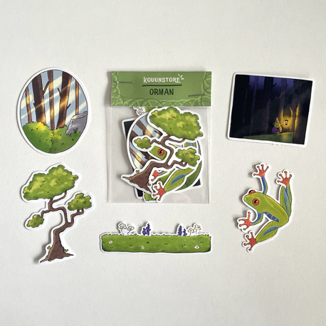 Orman sticker paketi