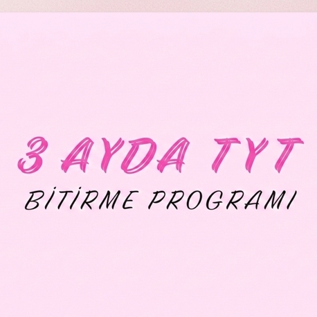 3 ayda tyt bitirme programı 