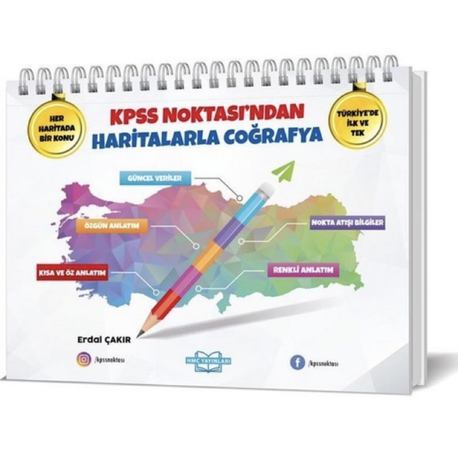 KPSS / AGS Haritalarla Coğrafya Konu Anlatımı PDF DİJİTAL ( Kitap Değil )