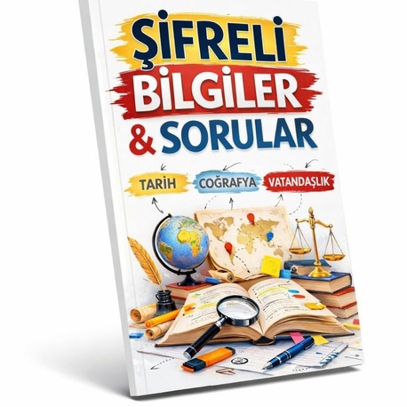 KPSS/AGS/TYT Tarih & Coğrafya & Vatandaşlık 220 Şifreli Bilgiler ve Sorular PDF ( Kitap Değil )