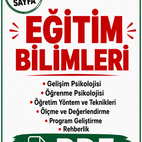 AGS Eğitim Bilimleri Pratik Konu Anlatımı PDF / DİJİTAL ( Kitap Değil )