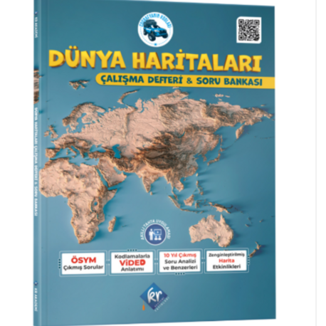 Coğrafyanın Kodları Dünya Haritaları Çalışma Defteri ve Soru Bankası